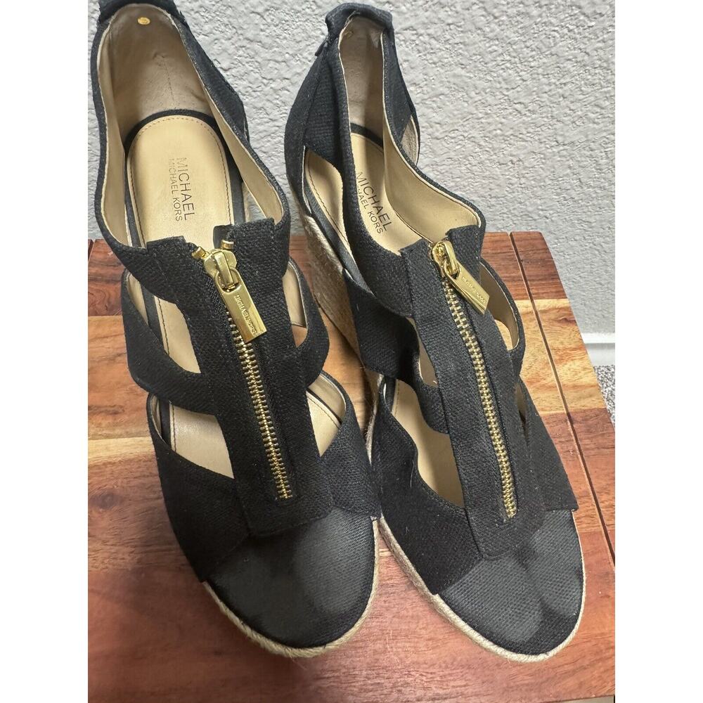 michael kors wedge sandals 10